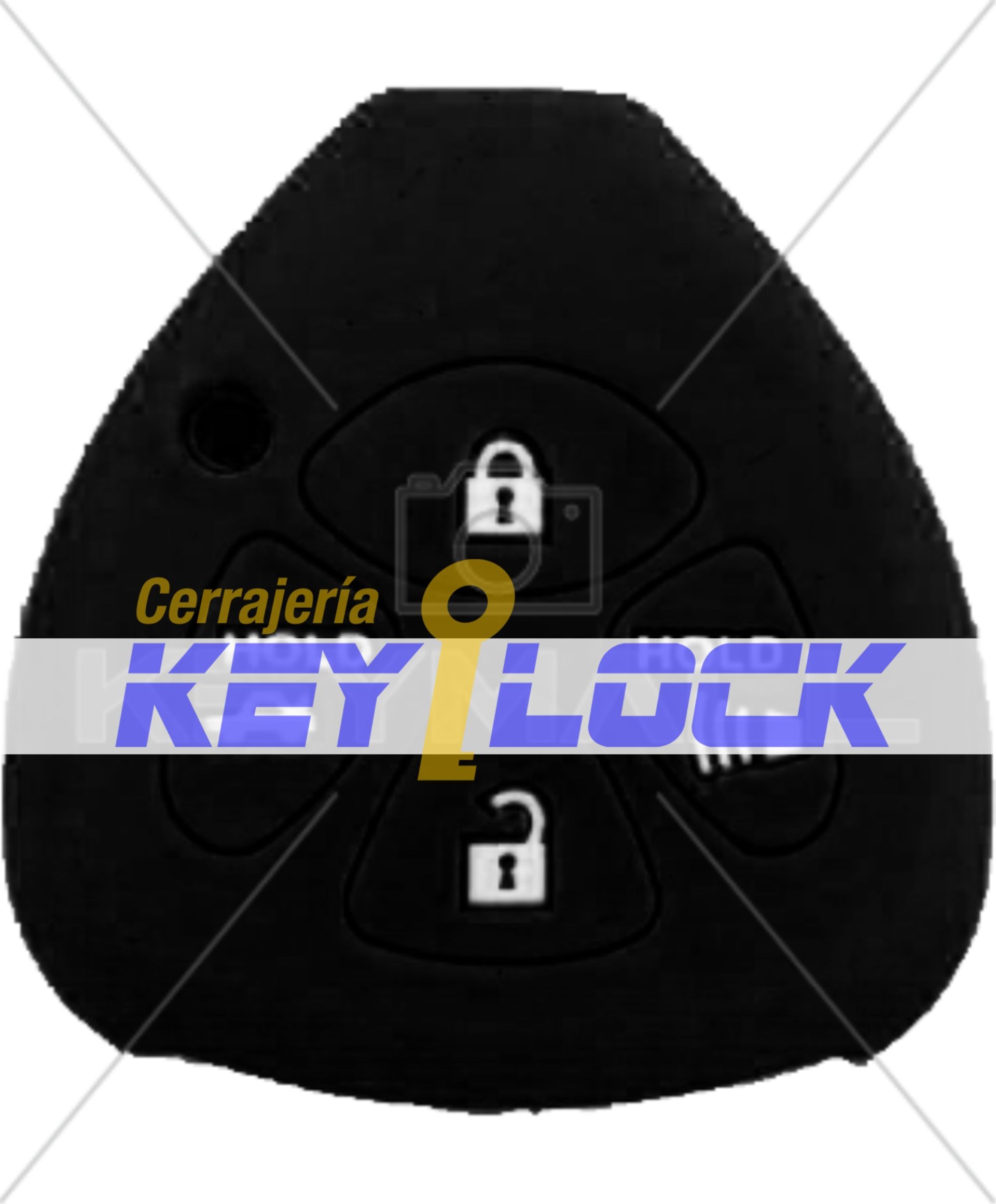 SILICON TOYOTA FIJO 4B - TOYOT002-Silicones Fundas - KEY LOCK