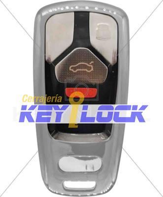 PROTECTOR TPU METALICO BRILLANTE PARA LLAVE AUDI3