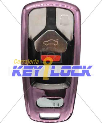 PROTECTOR TPU METALICO BRILLANTE PARA LLAVE AUDI3